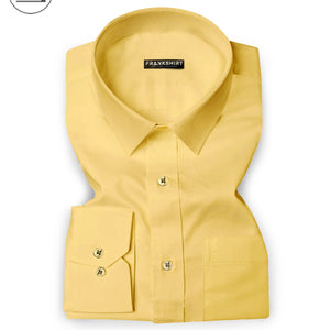 Yellow I Formal Shirt I Regular Fit I 100% Cotton Shirt