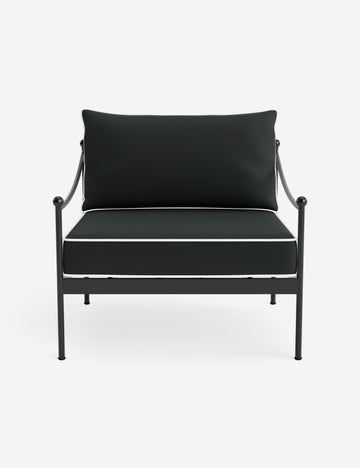 Sunbrella Canvas Black/Canvas White