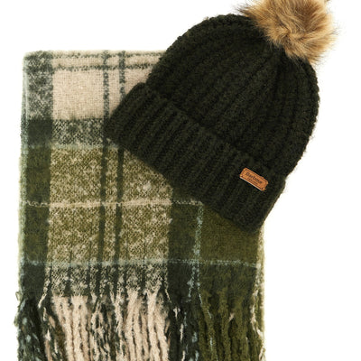 Barbour Saltburn Set: Cap + Scarf