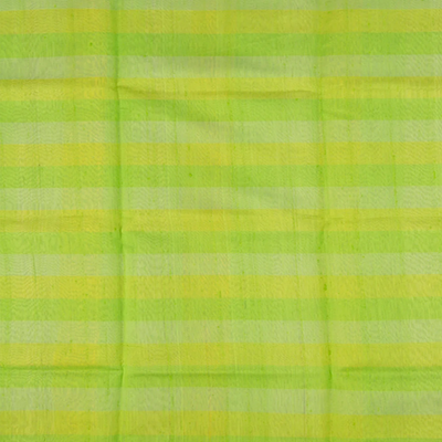 Multi Coloured Handwoven Linen Saree