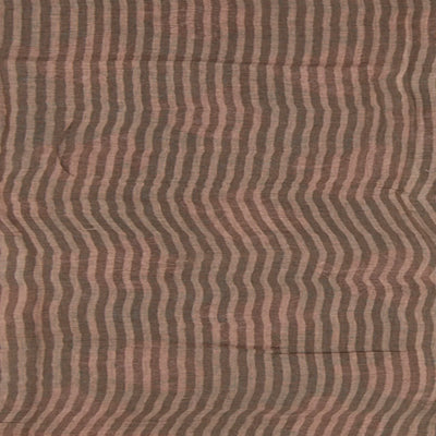 Teal Handwoven Cotton Linen Saree