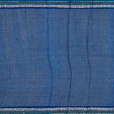 Beige Tussar Gitcha linen Printed Silk Saree With Maroon Border-Beige