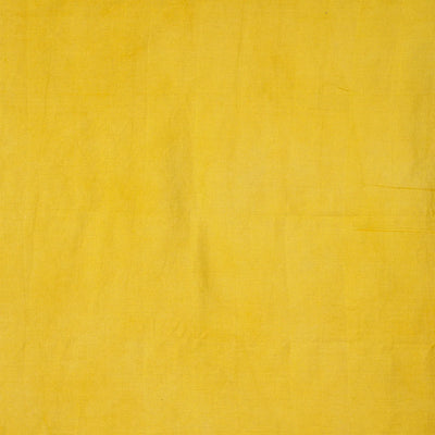 Yellow Handloom Linen Cotton Saree With Droplet Motifs-Yellow