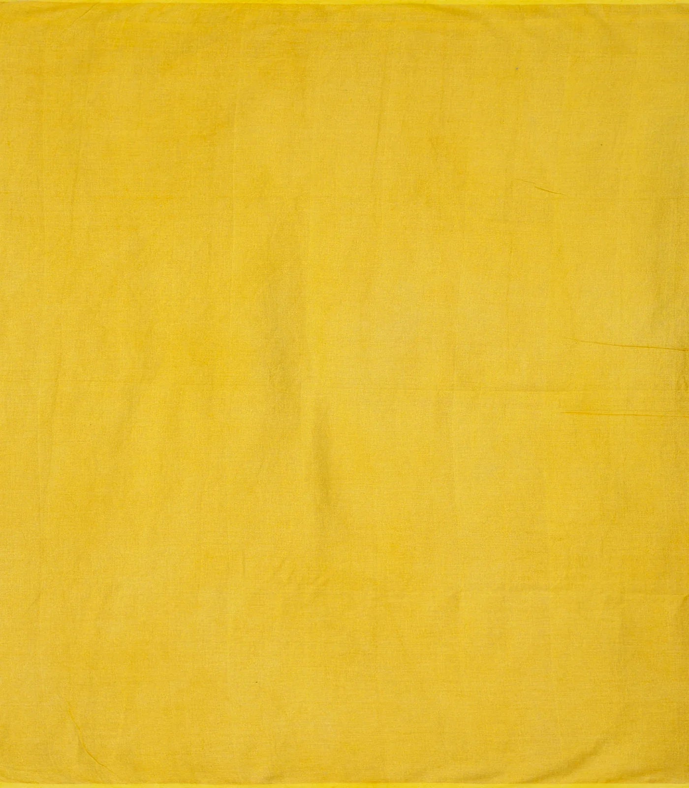 Yellow Handloom Linen Cotton Saree With Droplet Motifs-Yellow