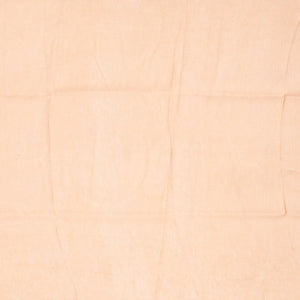 Baby Pink Handloom Printed Linen Saree With Floral Motifs-Baby Pink