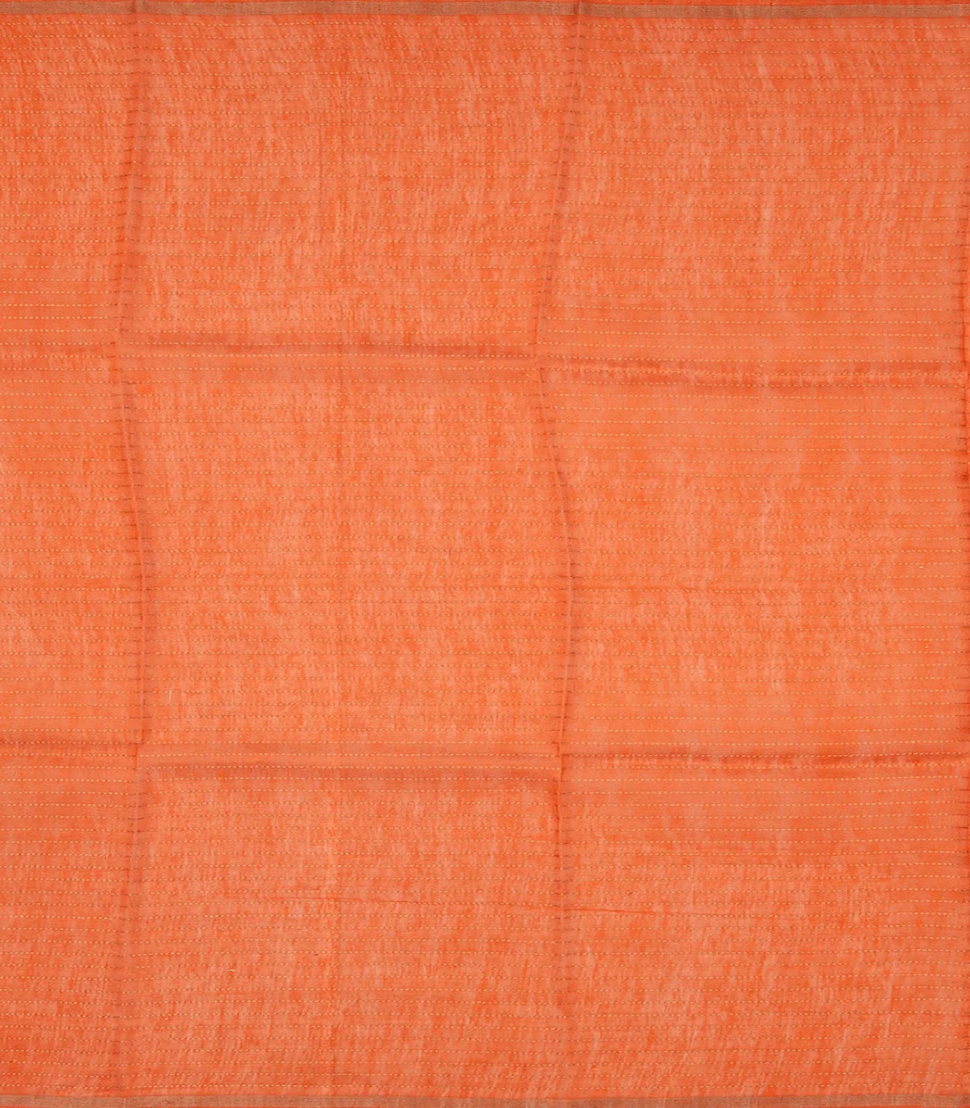 Yellow Handloom Linen Saree With Printed Floral Motifs-Yellow