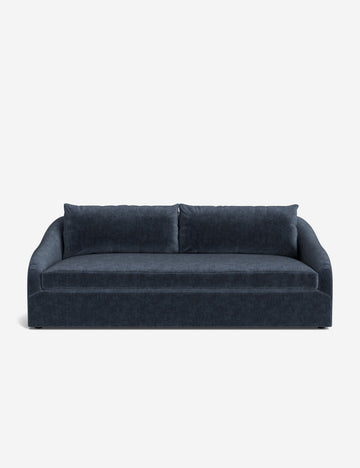 Indigo Performance Striated Velvet