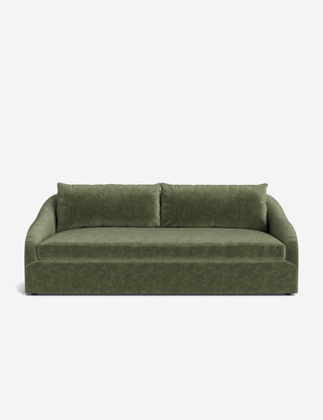 Moss Performance Striated Velvet