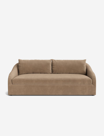 Taupe Faux Mohair