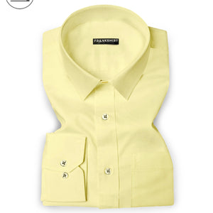 Lemon I Formal Shirt I Regular Fit I 100% Cotton Shirt
