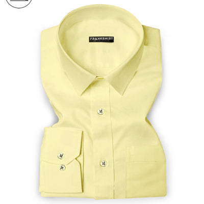 Lemon I Formal Shirt I Regular Fit I 100% Cotton Shirt