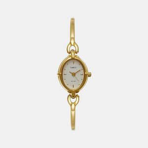 Classics Women Quartz White Dial Analog Stainless Steel Watch LK04