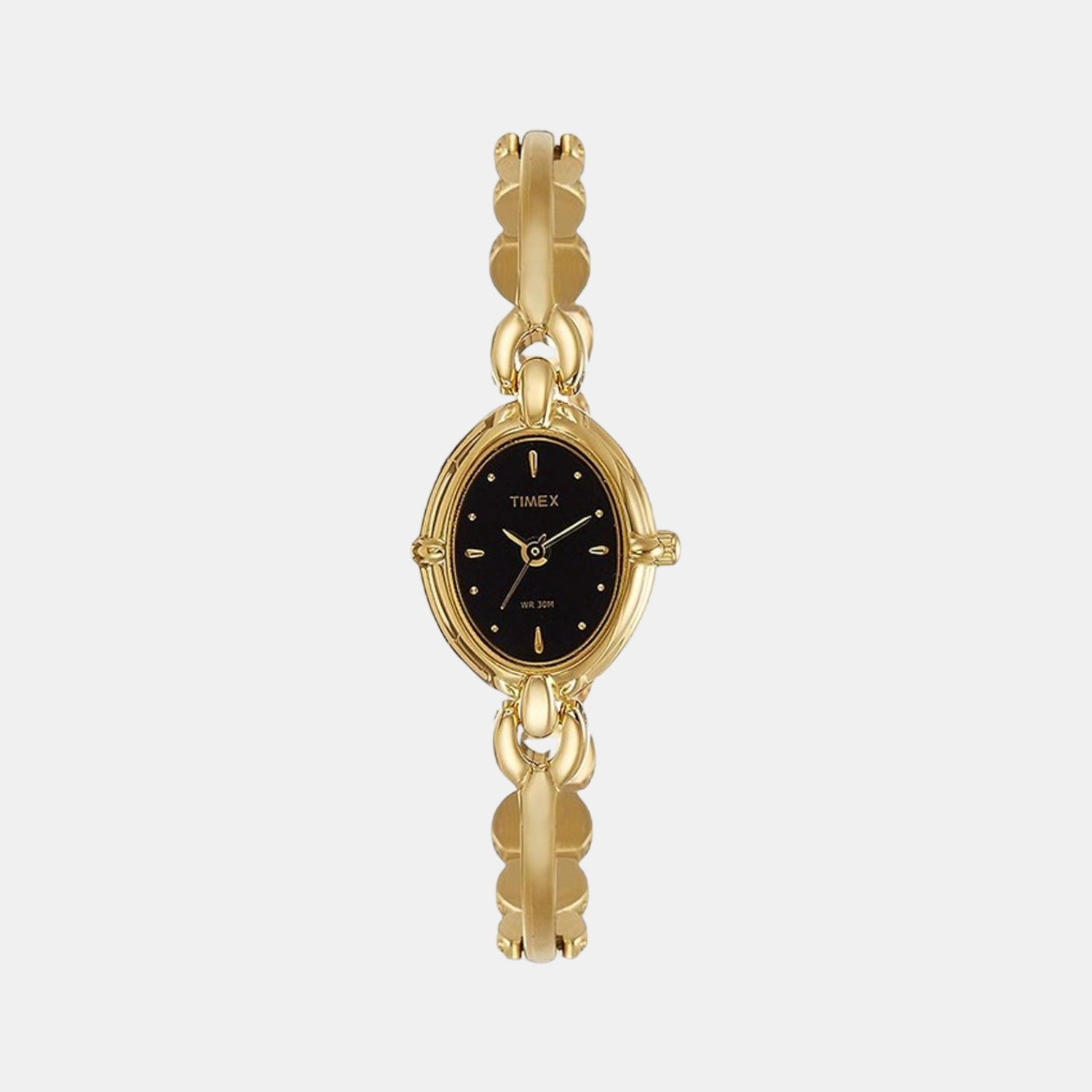 Classics Women Quartz Black Dial Analog Stainless Steel Watch LK05