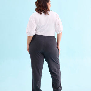 Women Solid Antra Melanges Mid Rise Casual Joggers