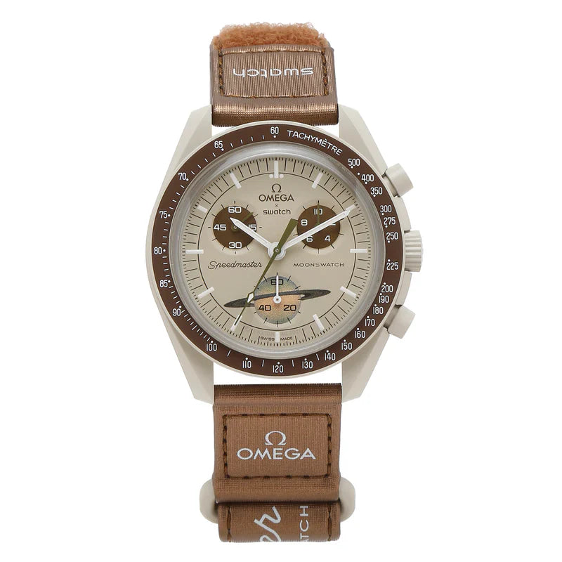 Omega x Swatch Bioceramic Moonswatch Mission To Saturn