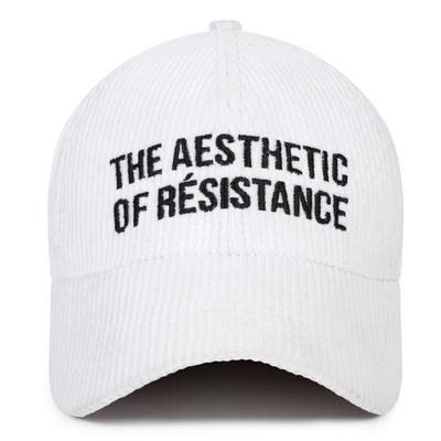 Corduroy Cap - White