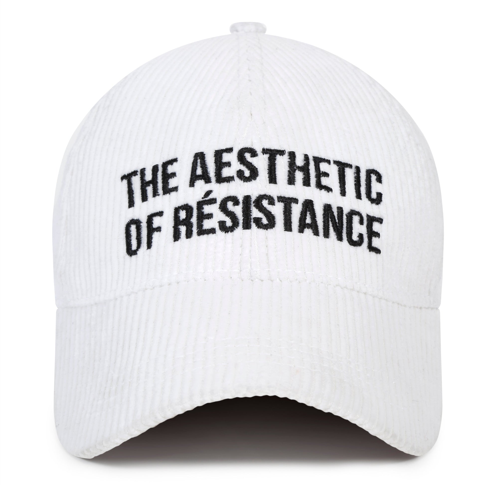 Corduroy Cap - White