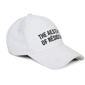 Corduroy Cap - White