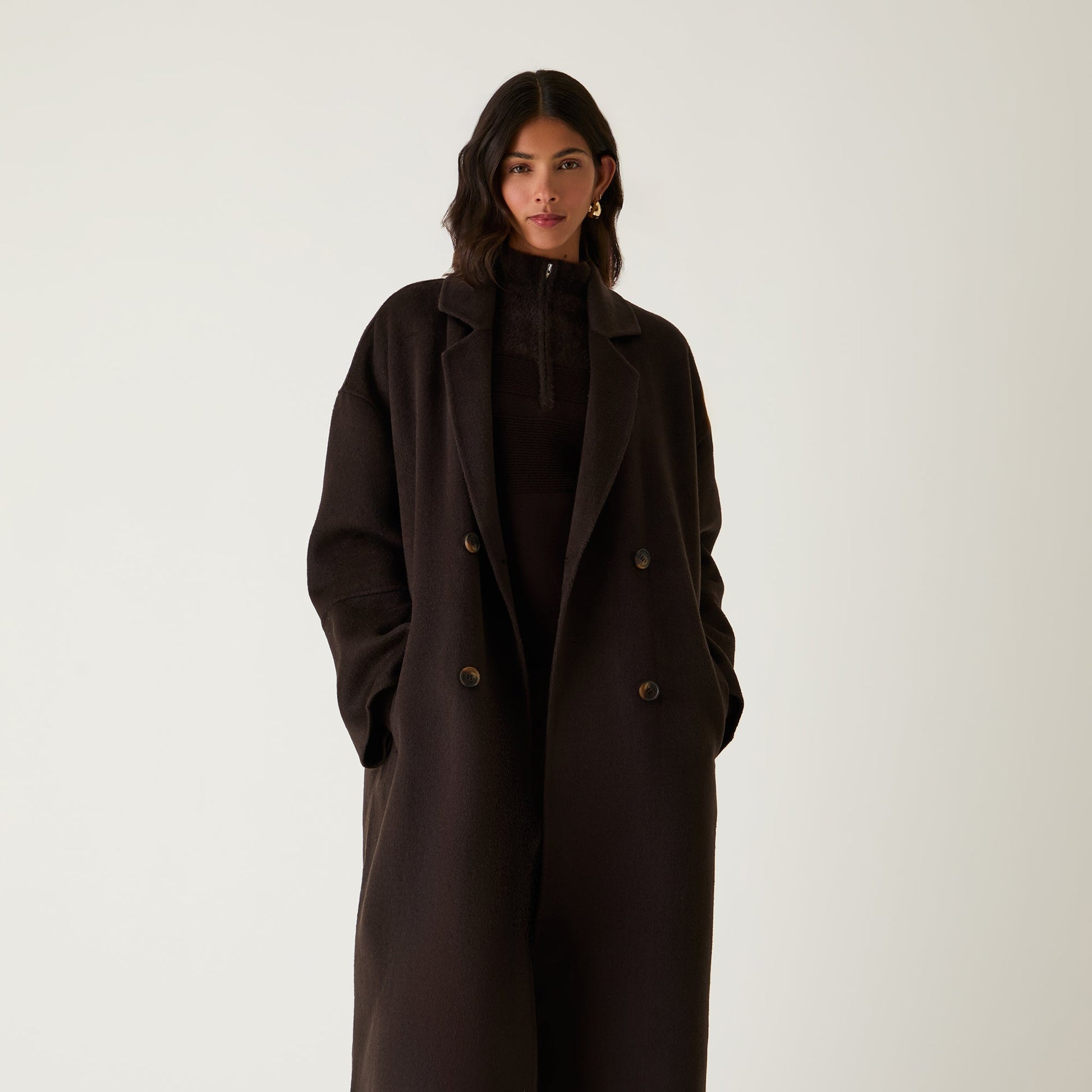 Kith Women Merra Double Breasted Coat - Incognito
