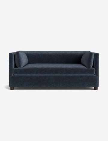 Indigo Performance Striated Velvet