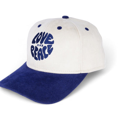 Love and Peace Cap Blue