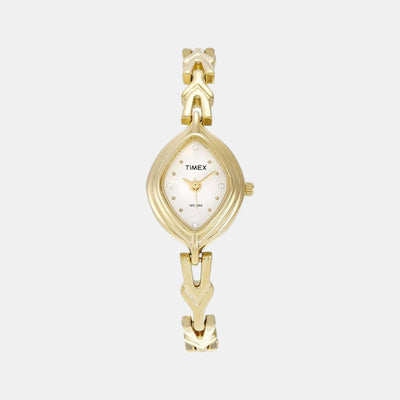 Classics Women Quartz Silver Dial Analog Stainless Steel Watch LS03