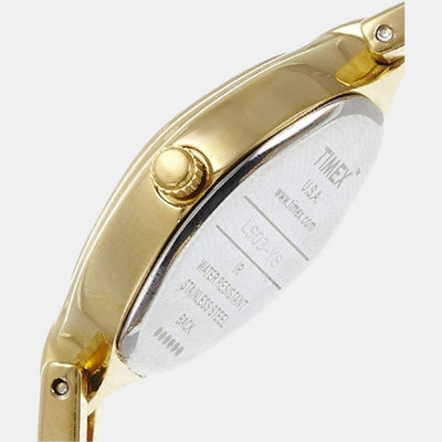 Classics Women Quartz Silver Dial Analog Stainless Steel Watch LS03