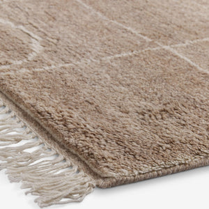 Irregular Grid Hand-Knotted Wool Rug by Sarah Sherman Samuel