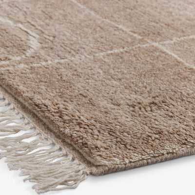 Irregular Grid Hand-Knotted Wool Rug by Sarah Sherman Samuel