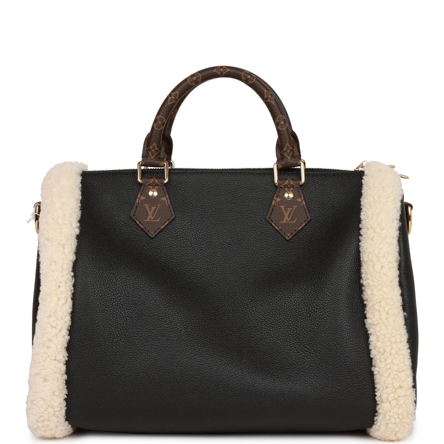 Louis Vuitton Teddy Monogram Shearling Speedy 25 Bandouliere