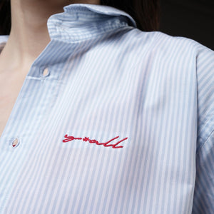 Still Line - Blue Pinstripe