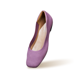 Plush Square Flats : Lavender