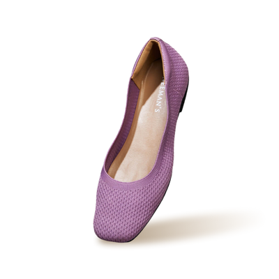 Plush Square Flats : Lavender