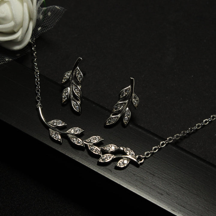 Silver Leaf Set