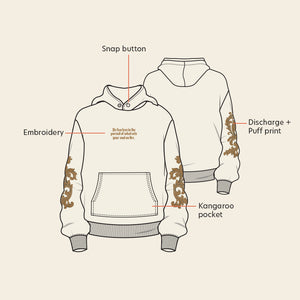 Legends Soul On Fire Embroidered Hoodie