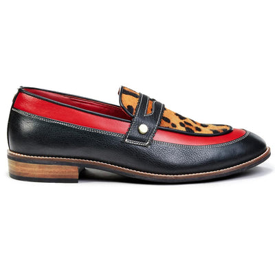 Leopard Loafers Men