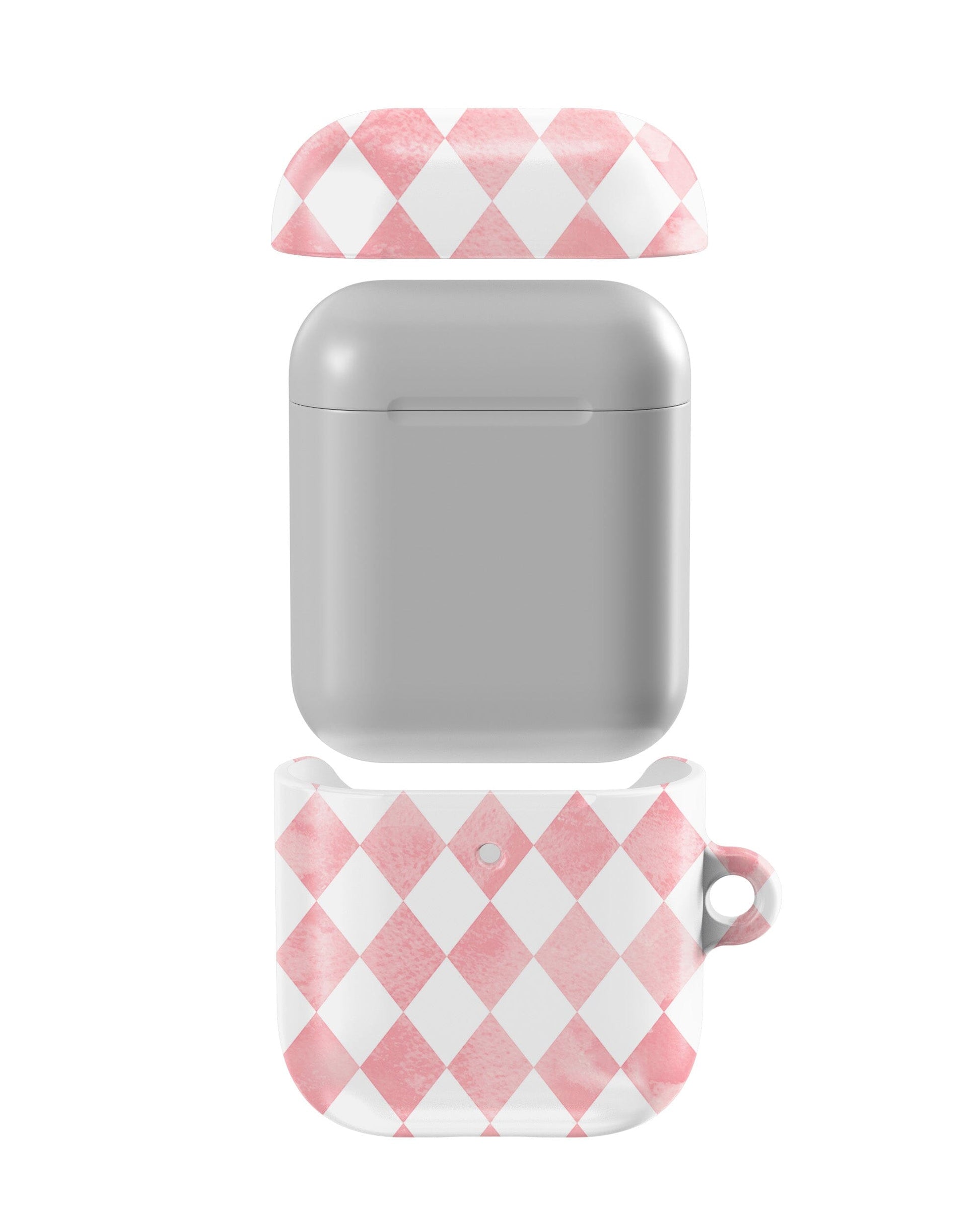 Queen of Diamonds | Pink Watercolor AirPods Case