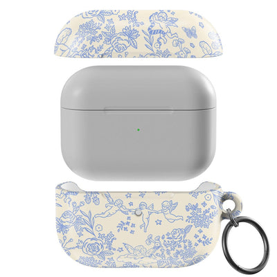 Cupid's Canvas | Periwinkle Floral AirPods Case
