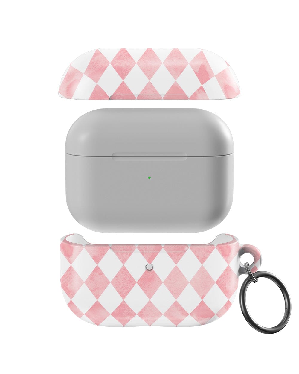 Queen of Diamonds | Pink Watercolor AirPods Case