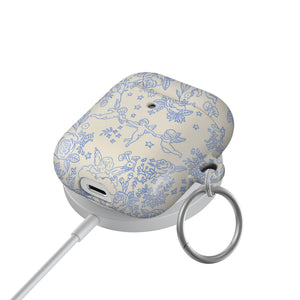 Cupid's Canvas | Periwinkle Floral AirPods Case