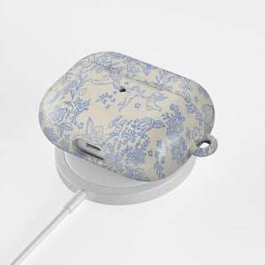 Cupid's Canvas | Periwinkle Floral AirPods Case