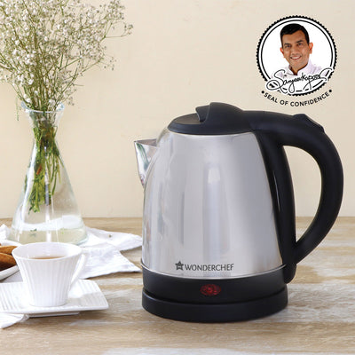 Prato Automatic Stainless Steel Cordless Electric Kettle, 1.5 Litres,
