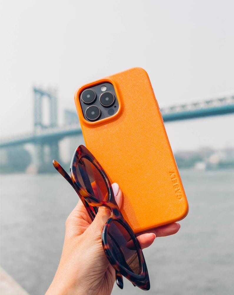 Morning Glow | Orange Pastel Shimmer Case