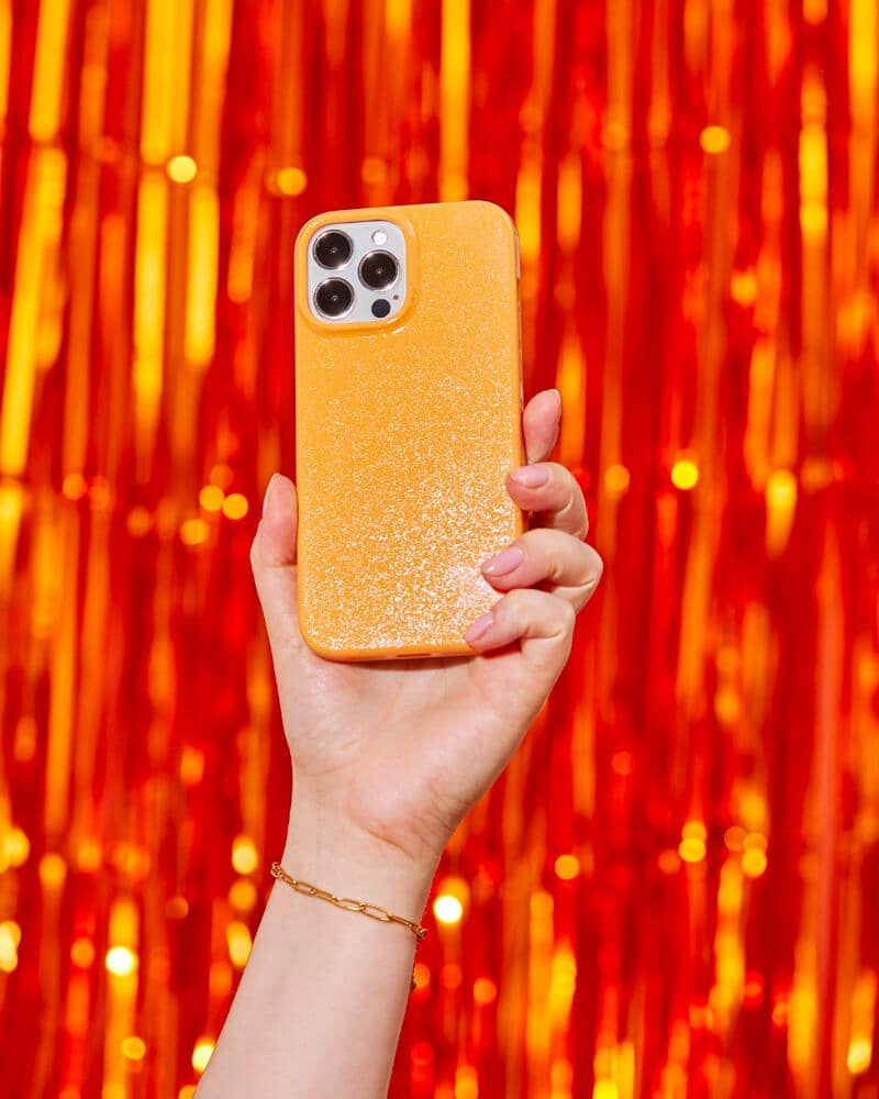 Morning Glow | Orange Pastel Shimmer Case