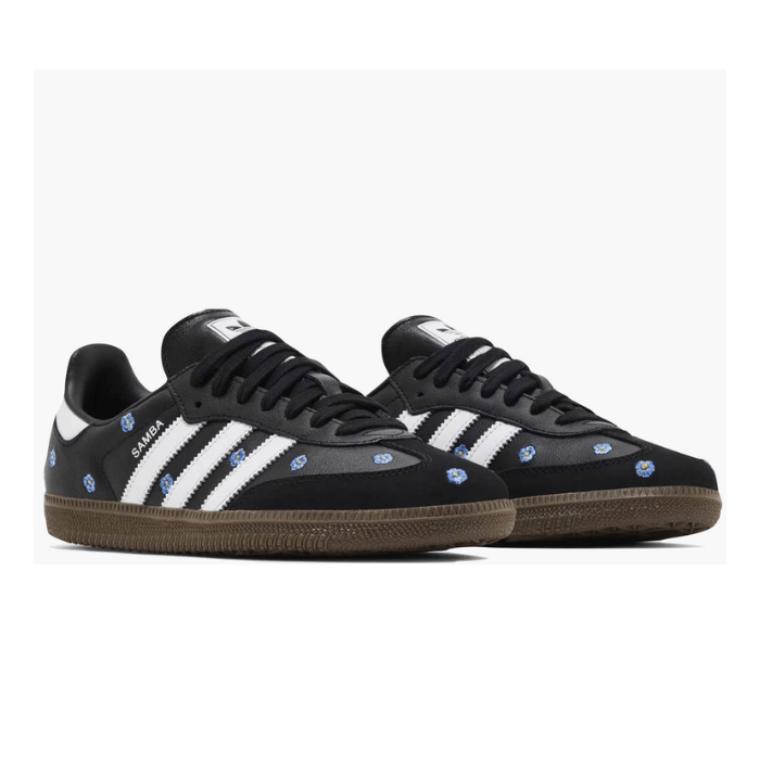 Adidas Samba Light Blue Floral Core Black (Women's)