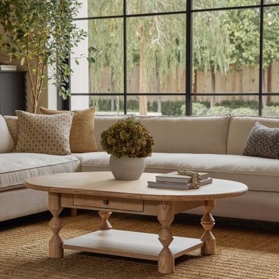 Topia Oval Coffee Table by Ginny Macdonald