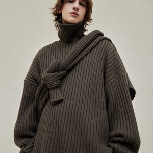 Raw Neck Sweater
