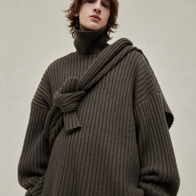 Raw Neck Sweater