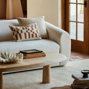Mosaic Embroidered Pillow by Élan Byrd