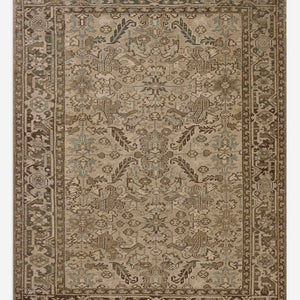 Vintage Turkish Hand-Knotted Wool Rug No. 612, 7' x 9'